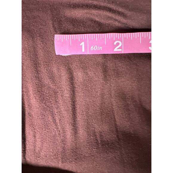 Summer Away Patmos Dress Sleeveless Ruched Drop Waist Maxi Dark Walnut Brown XS - Picture 4 of 7